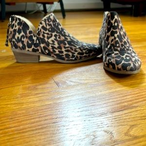 Leopard booties